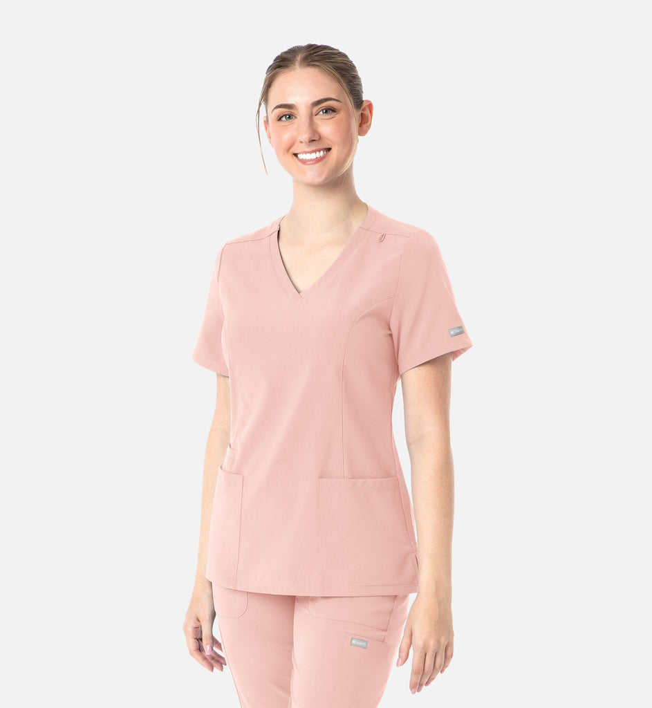 Womens Double V-Neck Top